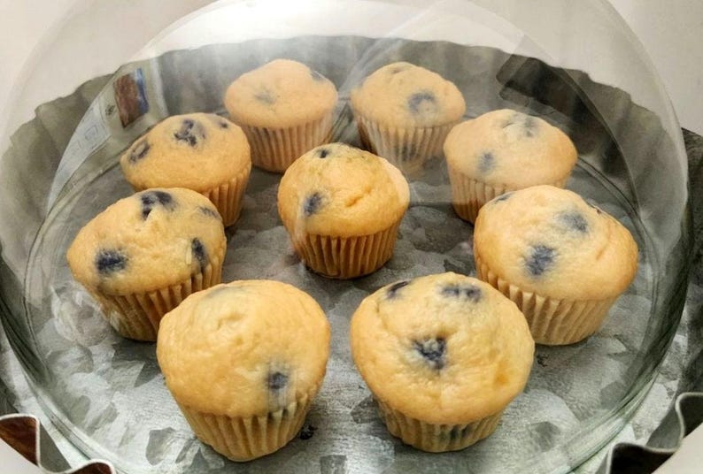 Blueberry Muffin Soap - Mini Muffins - Set of 4